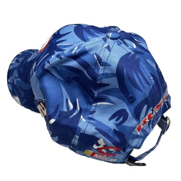 Rusty Wallace #2 Cap Hat Chase Authentics Blue Camo One Size Fits Most - Picture 3 of 8